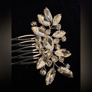 Sparkling Crystal Hair Comb
